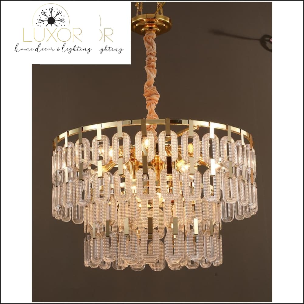 Ahari Gold Chandelier - chandeliers