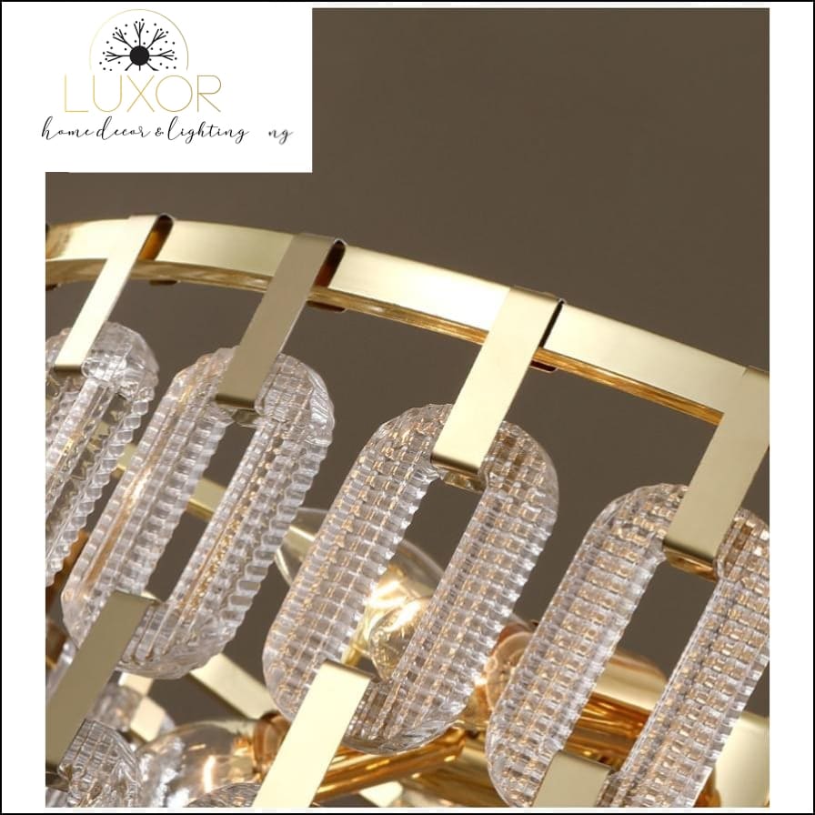 Ahari Gold Chandelier - chandeliers