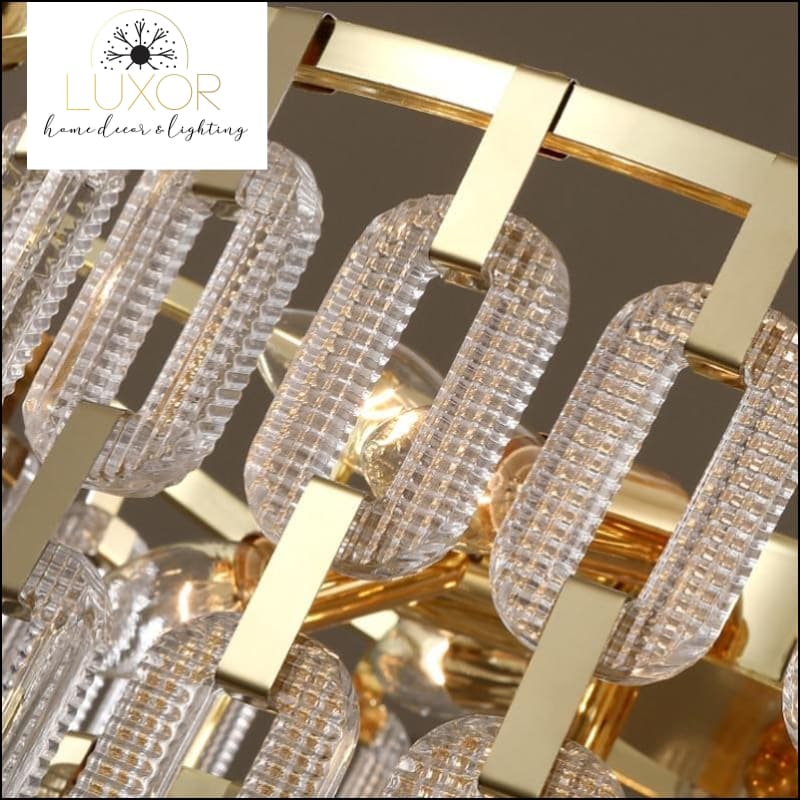 Ahari Gold Chandelier - chandeliers