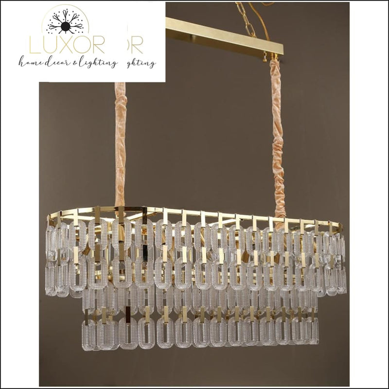 Ahari Gold Chandelier - chandeliers