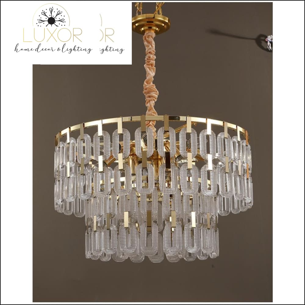 Ahari Gold Chandelier - chandeliers