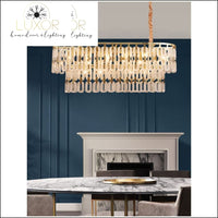 Ahari Gold Chandelier - chandeliers