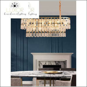 Ahari Gold Chandelier - chandeliers