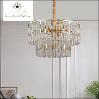 Ahari Gold Chandelier - chandeliers