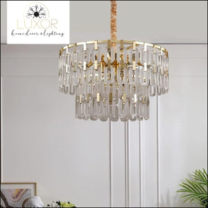 Ahari Gold Chandelier - chandeliers