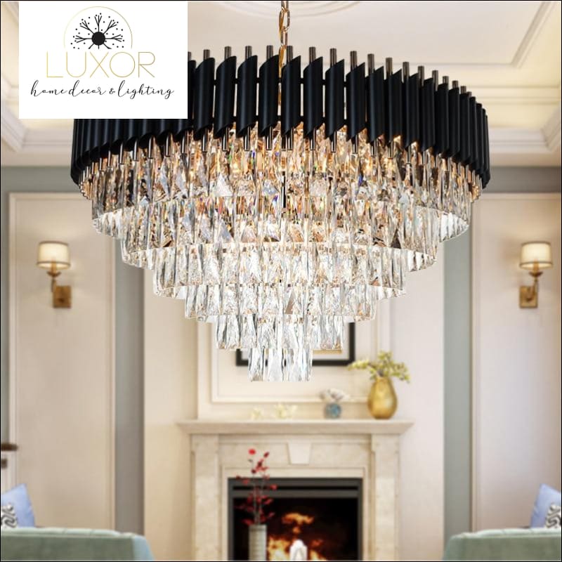 chandeliers Alani Elegant Crystal Chandelier - Luxor Home Decor & Lighting