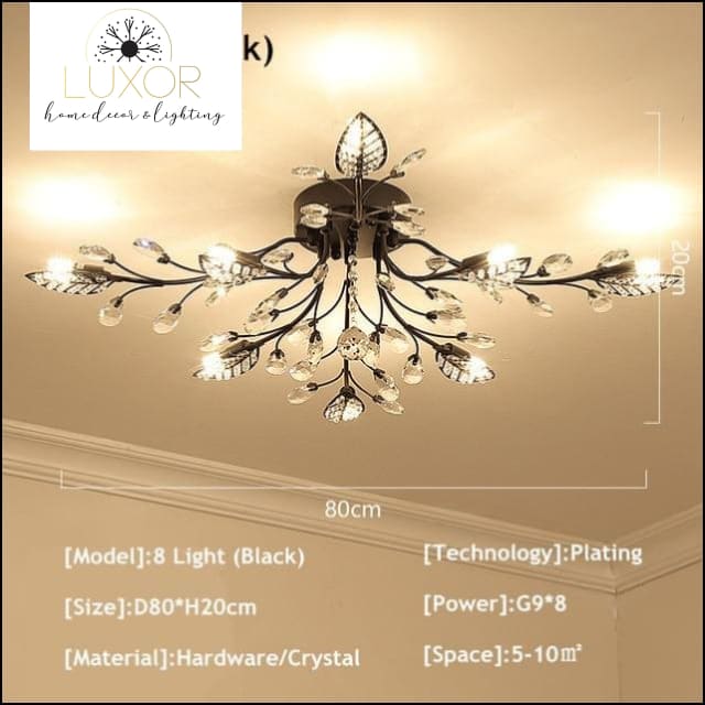 ceiling lights Alexa Luxury Crystal Ceiling Lamp - Luxor Home Decor & Lighting