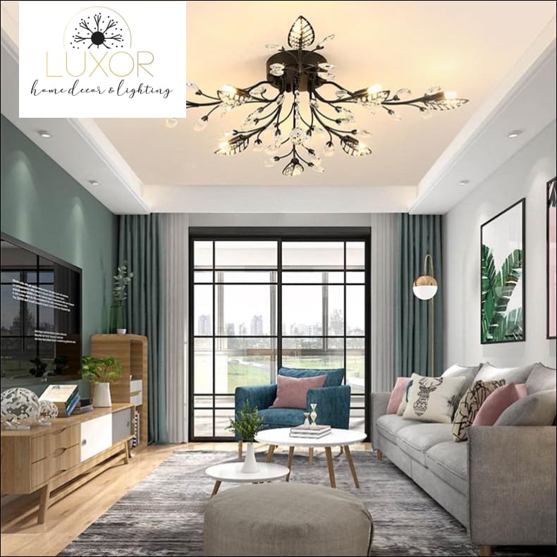 ceiling lights Alexa Luxury Crystal Ceiling Lamp - Luxor Home Decor & Lighting