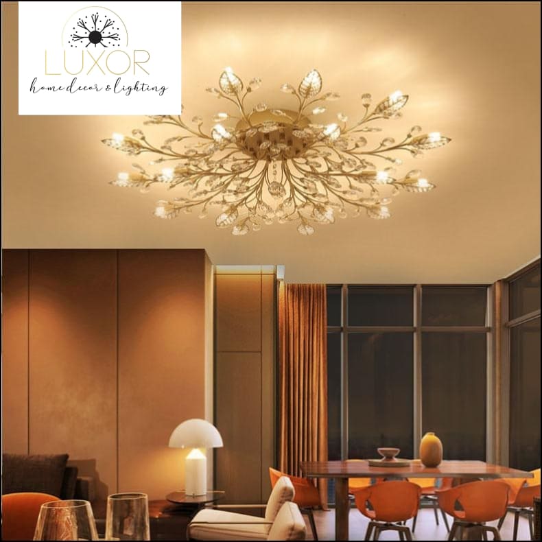 ceiling lights Alexa Luxury Crystal Ceiling Lamp - Luxor Home Decor & Lighting