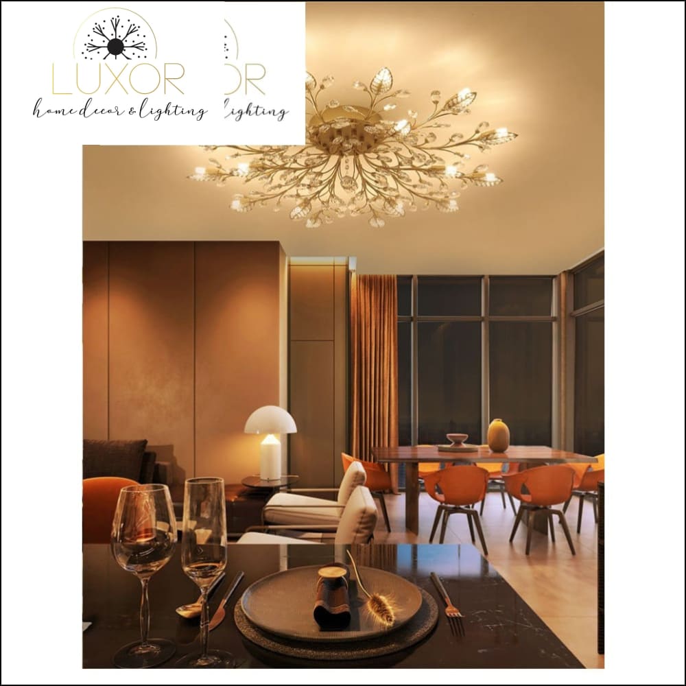 ceiling lights Alexa Luxury Crystal Ceiling Lamp - Luxor Home Decor & Lighting