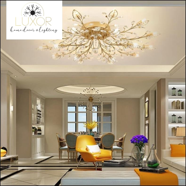 ceiling lights Alexa Luxury Crystal Ceiling Lamp - Luxor Home Decor & Lighting
