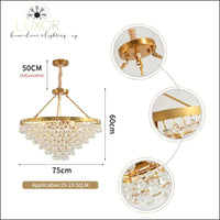 chandeliers Alexia Lux Chandelier - Luxor Home Decor & Lighting
