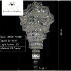 Alexoria Multi- Tier Crystal Chandelier