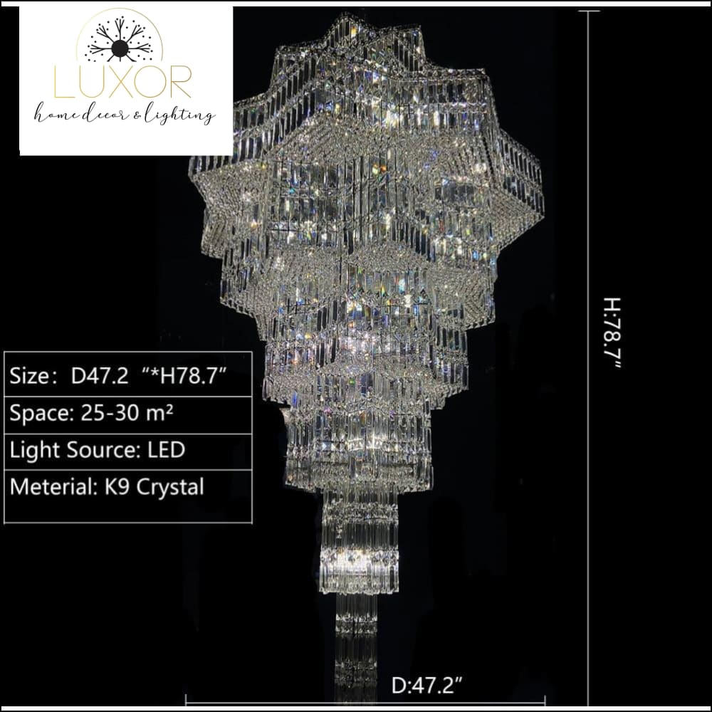 Alexoria Multi- Tier Crystal Chandelier