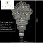 Alexoria Multi- Tier Crystal Chandelier