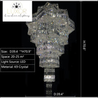 Alexoria Multi- Tier Crystal Chandelier