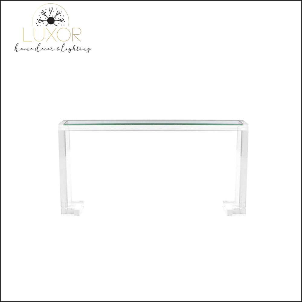 Alibri Clear Console Table