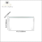 Alibri Clear Console Table