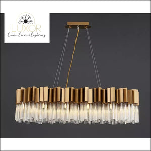 chandeliers Alice Rectangle Crystal Chandelier - Luxor Home Decor & Lighting