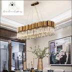 chandeliers Alice Rectangle Crystal Chandelier - Luxor Home Decor & Lighting