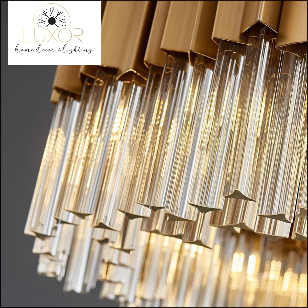 chandeliers Alice Rectangle Crystal Chandelier - Luxor Home Decor & Lighting