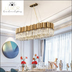 chandeliers Alice Rectangle Crystal Chandelier - Luxor Home Decor & Lighting