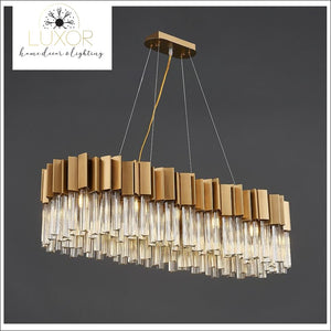 chandeliers Alice Rectangle Crystal Chandelier - Luxor Home Decor & Lighting