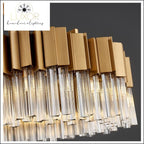 chandeliers Alice Rectangle Crystal Chandelier - Luxor Home Decor & Lighting