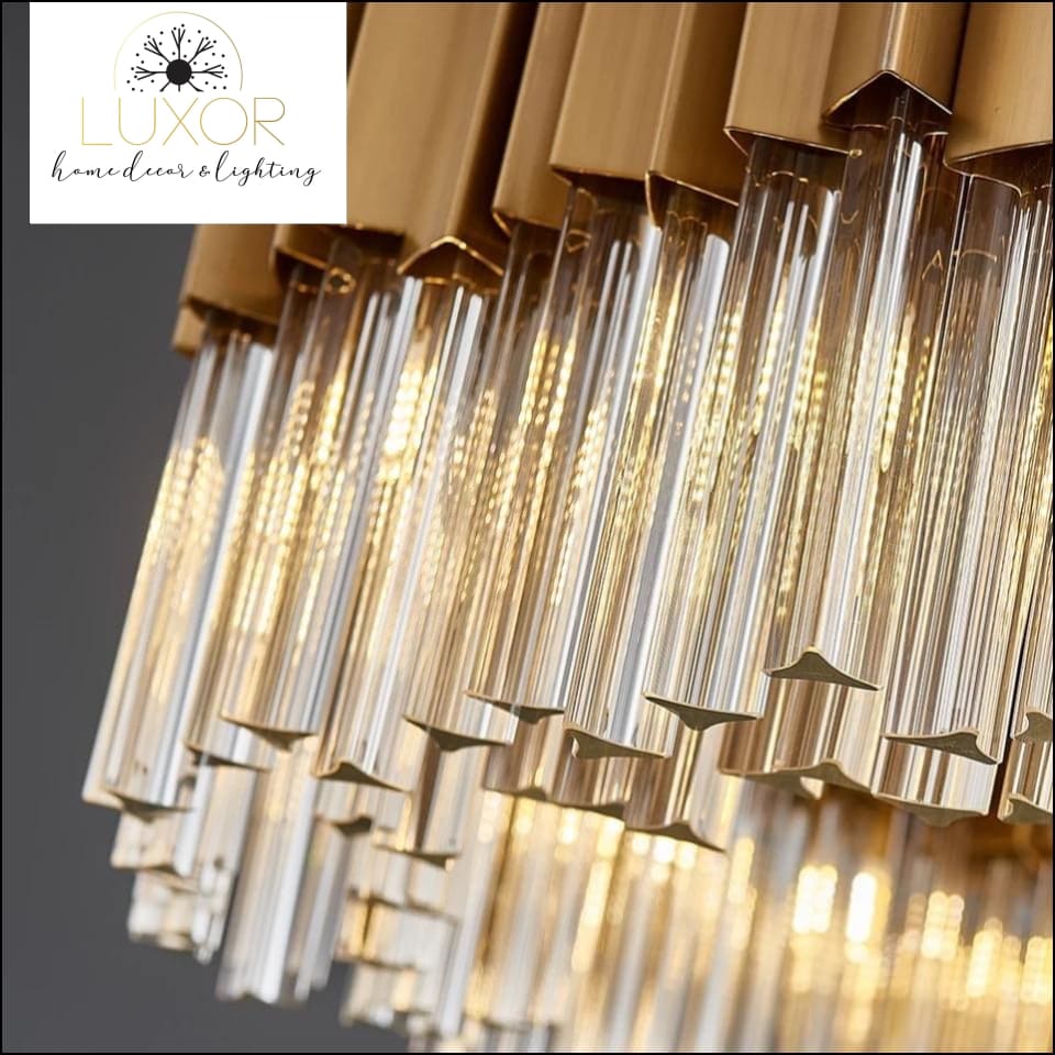chandeliers Alice Rectangle Crystal Chandelier - Luxor Home Decor & Lighting