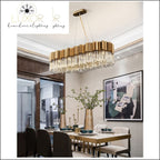 chandeliers Alice Rectangle Crystal Chandelier - Luxor Home Decor & Lighting