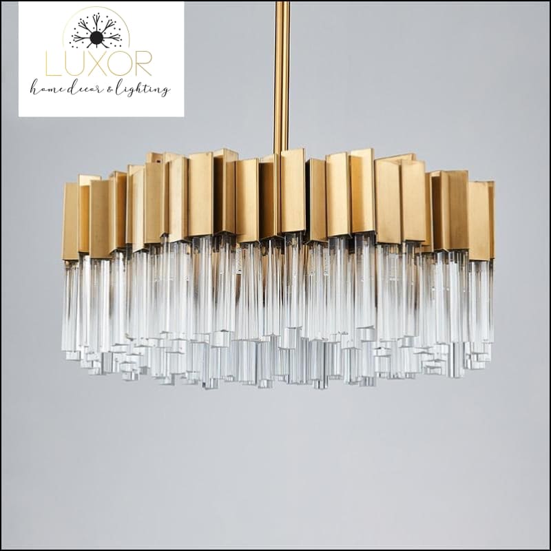 chandeliers Alice Round Crystal Chandelier - Luxor Home Decor & Lighting