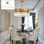 chandeliers Alice Round Crystal Chandelier - Luxor Home Decor & Lighting