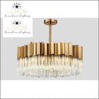chandeliers Alice Round Crystal Chandelier - Luxor Home Decor & Lighting