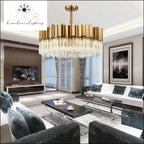 chandeliers Alice Round Crystal Chandelier - Luxor Home Decor & Lighting