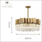 chandeliers Alice Round Crystal Chandelier - Luxor Home Decor & Lighting