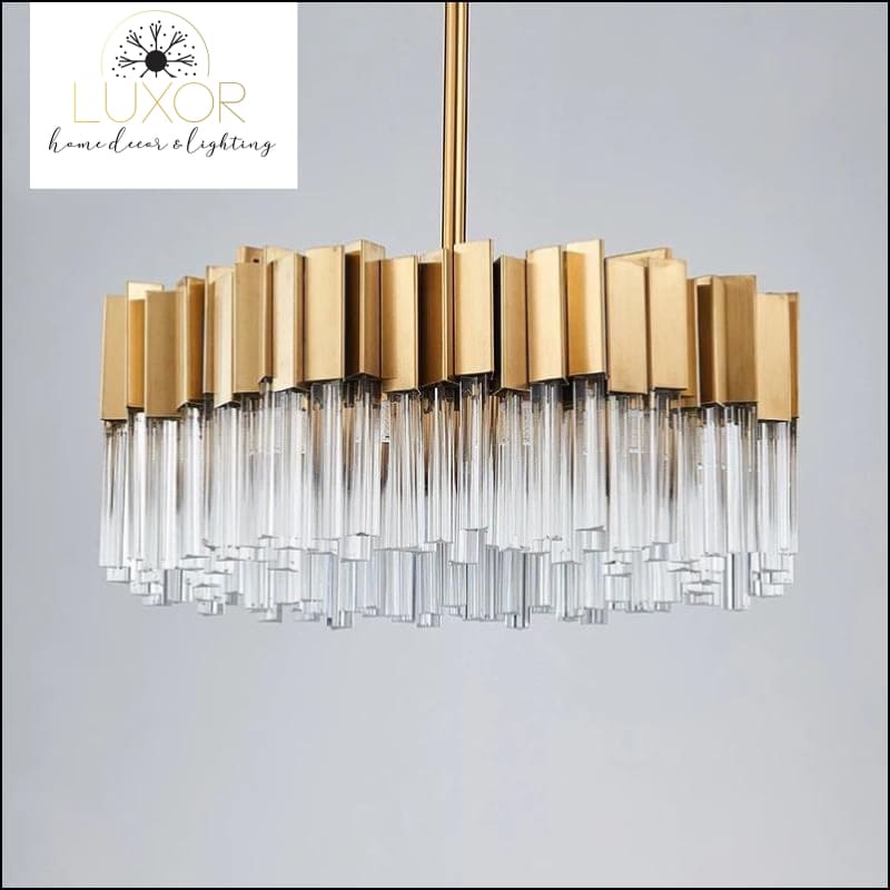 chandeliers Alice Round Crystal Chandelier - Luxor Home Decor & Lighting