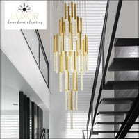 chandeliers Alliance Bubble Crystal Spiral Chandelier - Luxor Home Decor & Lighting