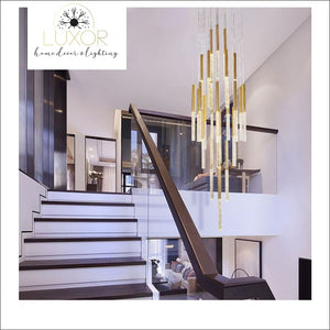 chandeliers Alliance Bubble Crystal Spiral Chandelier - Luxor Home Decor & Lighting