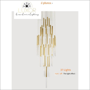 chandeliers Alliance Bubble Crystal Spiral Chandelier - Luxor Home Decor & Lighting