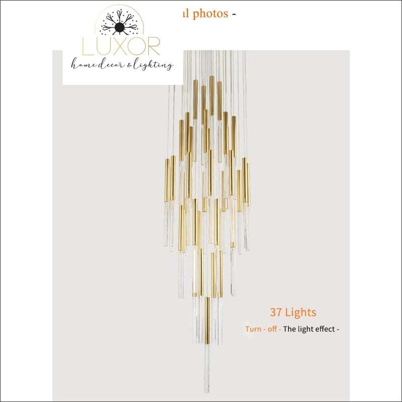 chandeliers Alliance Bubble Crystal Spiral Chandelier - Luxor Home Decor & Lighting