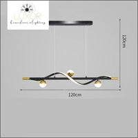 Alora Suspension Chandelier - Large - Dia120cmx120cm / Cold White - chandelier