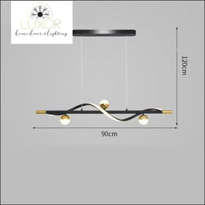 Alora Suspension Chandelier - Small - Dia90cmx120cm / Cold White - chandelier