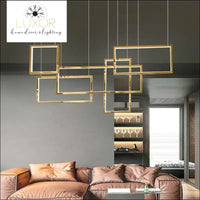 Alpha Lux Gold Chandelier - chandelier