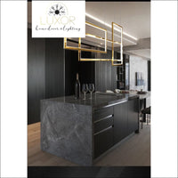 Alpha Lux Gold Chandelier - chandelier