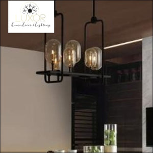 chandeliers Alva Farmhouse Glass Chandelier - Luxor Home Decor & Lighting