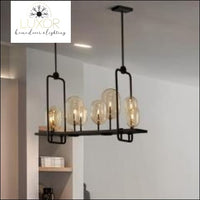 chandeliers Alva Farmhouse Glass Chandelier - Luxor Home Decor & Lighting