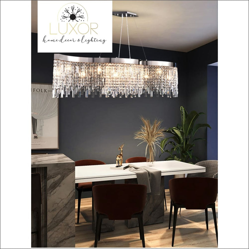 Aly Modern Crystal Chandelier - chandeliers
