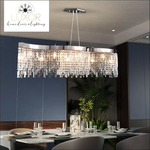 Aly Modern Crystal Chandelier - chandeliers