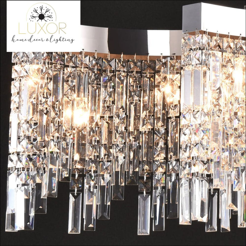 Aly Modern Crystal Chandelier - chandeliers