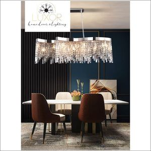 Aly Modern Crystal Chandelier - chandeliers